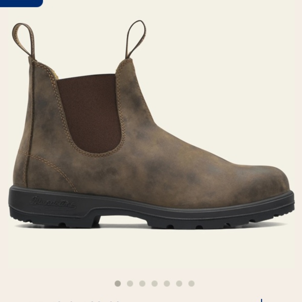 COPY - Blundstone rustic brown Chelsea boot